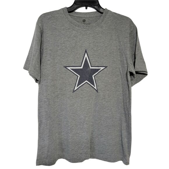 Dallas Cowboys T-Shirt Mens Large Dak Prescott Gray #4 - Picture 1 of 4
